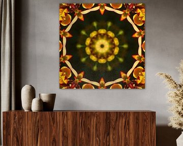Mandala, dunklerer Stil von Steffi Hommel