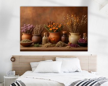 Steingutvasen und scharfe Gewürze von Art & Soul Creations