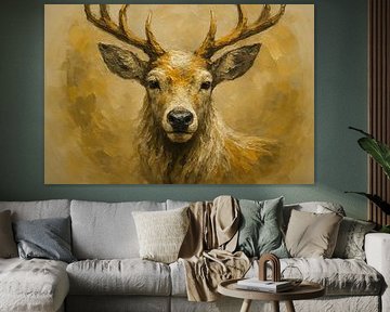 Rotwild in warmen Erdtönen von Art & Soul Creations