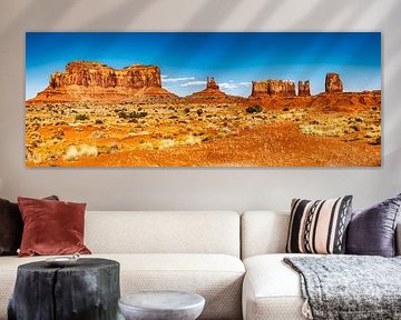 Panorama Monument Valley by Dieter Walther