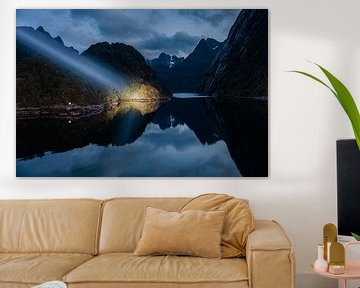 Trollfjord de nuit sur Severin Frank Fotografie