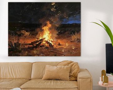 Là où le feu brille encore sur Mellow Art