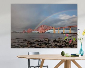 Rainbow at the Forth Bridge