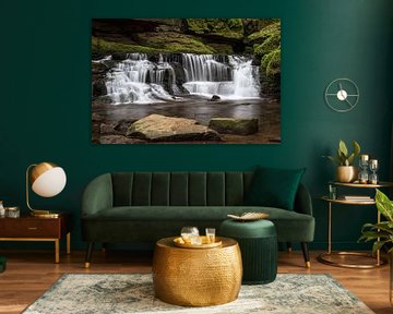 Waterfalls in the Monbach valley