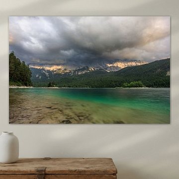 Die Zugspitze im Abendkleid