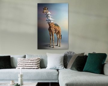 Giraffe - De wolkenloper van Max Steinwald