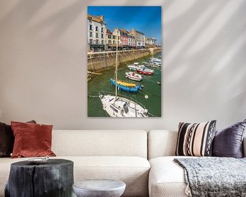 Douarnenez harbour promenade, Brittany