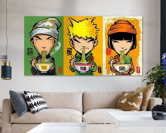 Example of the artwork in a room