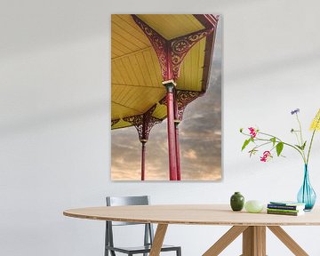 Detail eines viktorianischen Musikpavillons