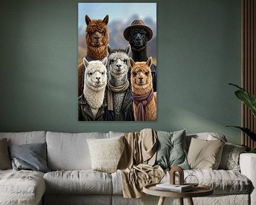 Le gang des alpagas - la coolitude en haute montagne sur Max Steinwald