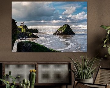 North Sea surf by M.J. Lagerwerf