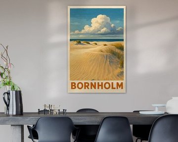 Bornholm - Clouds over sand and sea by Sabine Wagner