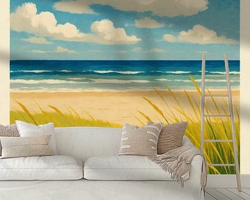 Zeeland - Duinwind en wolken boven de kust