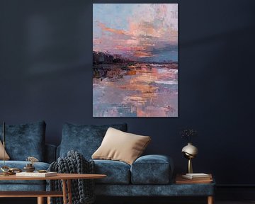 Spiegelung des Abendhimmels von Color Square