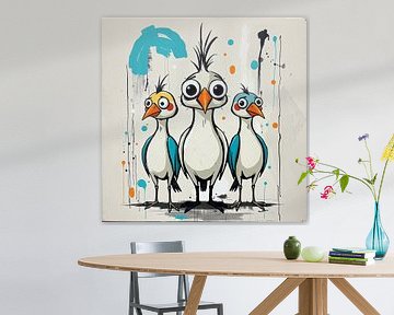 Unangepasst – Drei Vögel mit Haltung