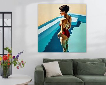 Grace by the Poolside