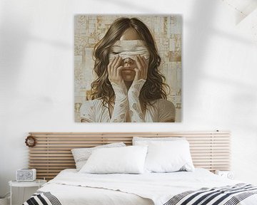 Blindfold Portrait | Veil by Art Whims