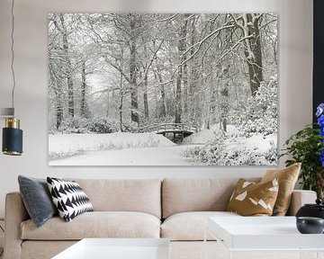 winter landscape on Oldenaller estate by Felix Sedney