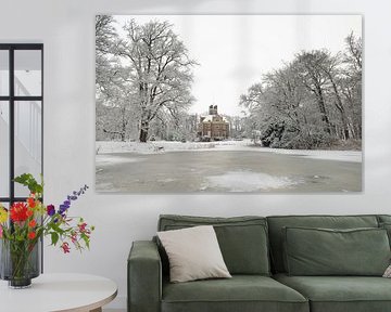 Oldenaller castle in the snow by Felix Sedney