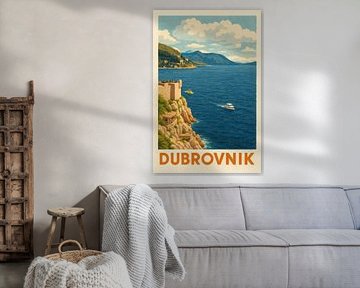 Dubrovnik - Rotsvesting boven de zee van Sabine Wagner