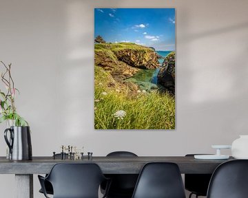 Côte près de l'Ile d`Aber, Bretagne sur Christian Müringer