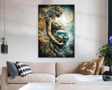 Mother's Earth Embrace van Tessa Smits Art