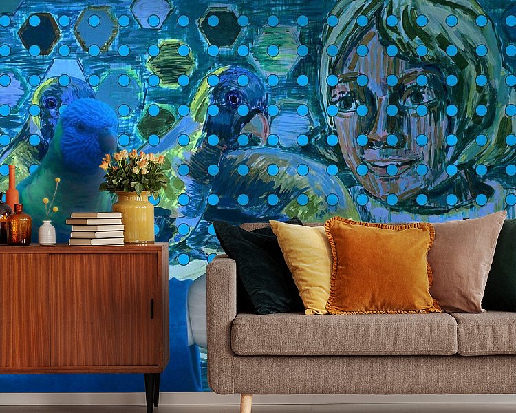 Example of the artwork in a room