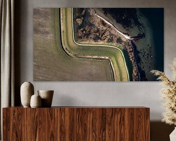 S-shaped dyke by Top down - Maarten Kempen