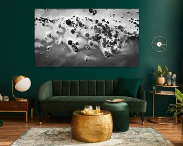 Dunes in black and white