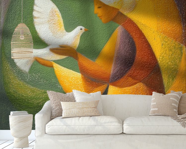 Example of the artwork in a room