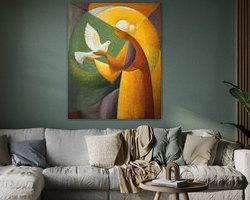 Example of the artwork in a room