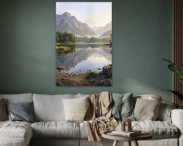 The lake lies still by Max Steinwald