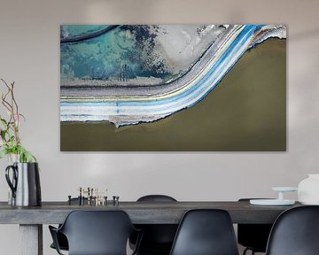 Dike and ice (5/5) by Top down - Maarten Kempen