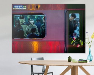 Cans in the Tokyo underground at night by Marco Leeggangers