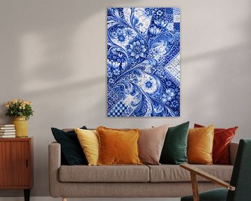 Cobalt Cathedral of Flowers, Delft Baroque in Motion by BS