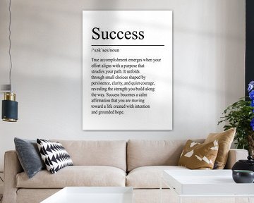 Success Definition – Weiß von WordsThatInspire