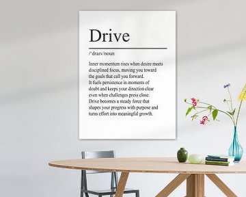 Drive Definition – Weiß von WordsThatInspire