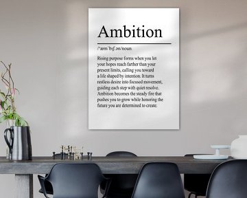 Ambition Definition – Weiß von WordsThatInspire