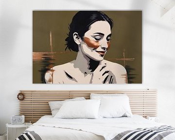 Serene woman with soft contrasts by Imperial Art House