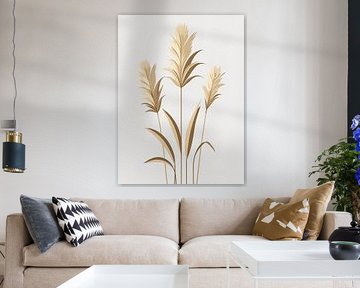 Golden Pampas Trio by Giandra Safaraz