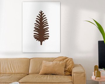 Pine Cone Silhouette by Giandra Safaraz