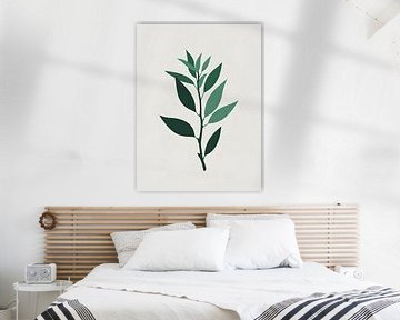 Eenvoudige groene tak