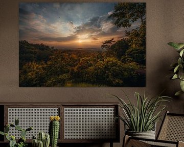 Lever de soleil sur Borobodur