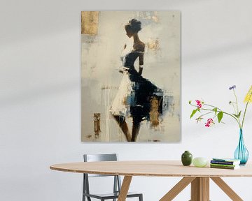 Elegant abstract figurative portrait by Studio Allee