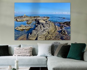 Poëzie van de visser op de Ionische Zee