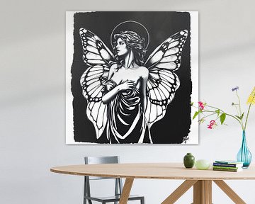 Psyche in Schwarz und Weiß von Linda de Klein