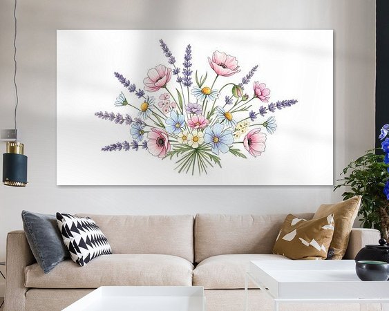 Example of the artwork in a room