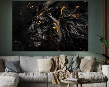 Löwe Nahaufnahme von MNS Designs