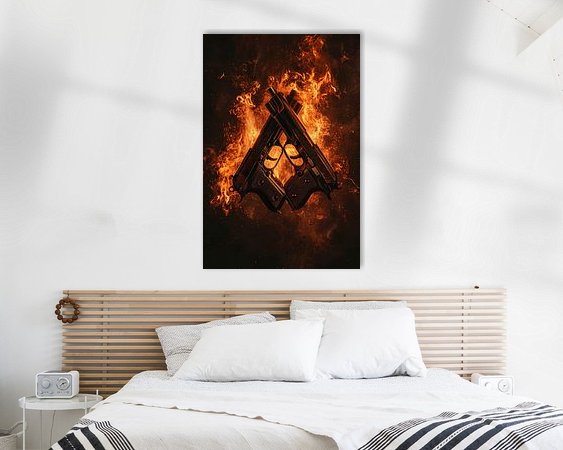 Example of the artwork in a room