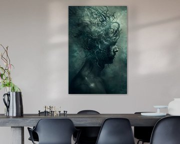 Lion close-up by MNS Designs